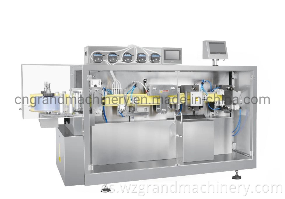 Máquina de llenado y envasado de líquido vertical formación de ampollas de plástico y máquina de sellado GGS-118 (P5)
